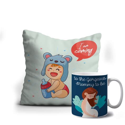 Crazyify I am Coming Gift for mom Pack of 2 | to be mom Gift | Parents ...