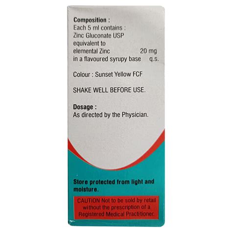 Buy Zincup Syrup 100 ml online | Uses, Side Effects, Price and ...