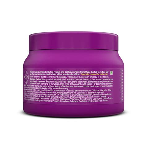 Hair Fall Control Hair Mask with Pea Protein & Caffeine for Stronger H ...