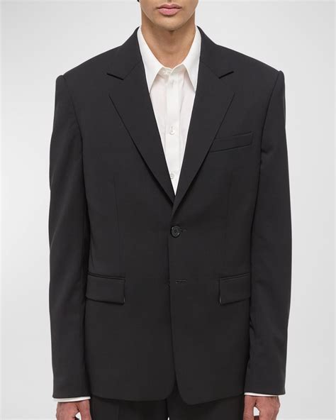 Helmut Lang Men's Classic Wool Suit Jacket | Neiman Marcus