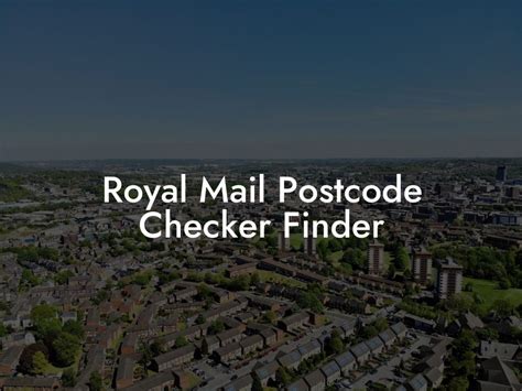 Image result for Royal Mail Postcode Checker