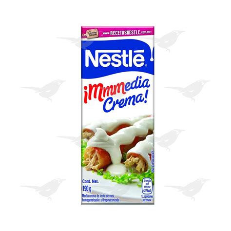 Media crema Nestlé 190 g - Anyhow Supermercado en línea