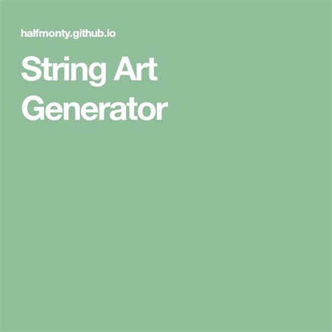 Image result for Generator String