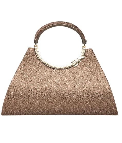 ADISA Women Girls Clutch Bag Purse Handbag Wedding Bridal (Copper ...