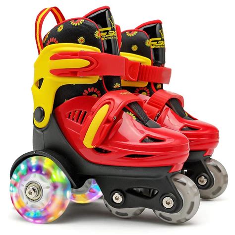 Kids Quad Roller Skate Roller Skates 3 Point Balance Roller ...