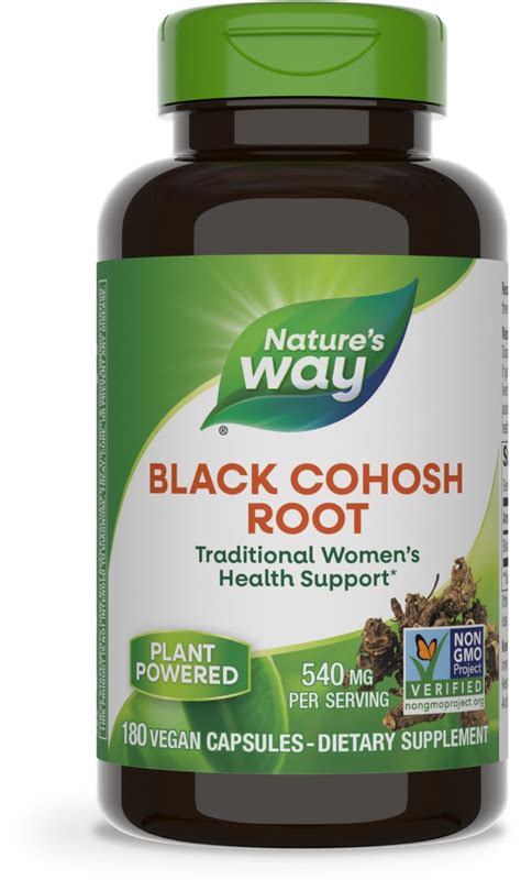 Buy Nature's Way, Black Cohosh, Root, 540 mg, 180 Veg Capsules Online ...
