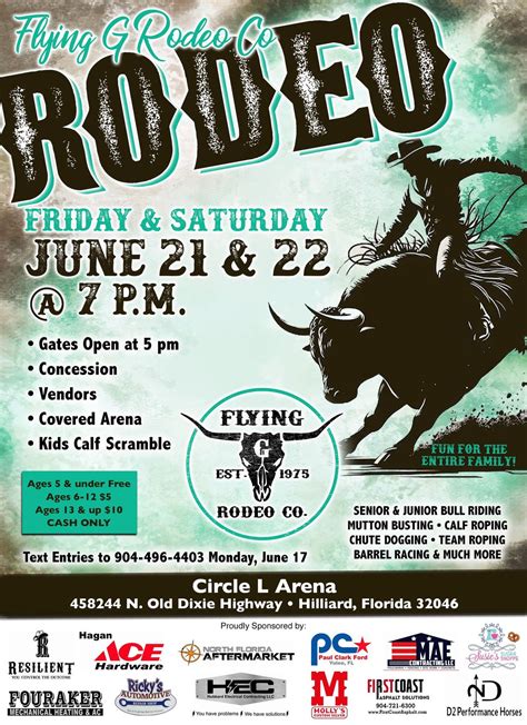Rodeo in Hilliard, Florida , 458244 N. Old Dixie Highway, Hilliard, FL ...