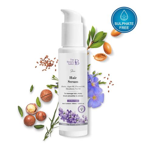 Hair Serum for Smooth and Shiny Hair:The Beauty Sailor
