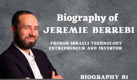 Jeremie Berrebi: Navigating Challenges and Embracing Identity