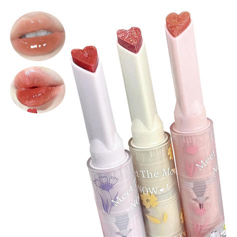 Amazon.com : Sulily 3 Colors Jelly Lipstick,Korean Heart Tinted Jelly ...