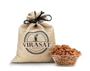 Mamra Badam 500gm Original - Kashmiri Mamra Almond Quality, 50% More ...