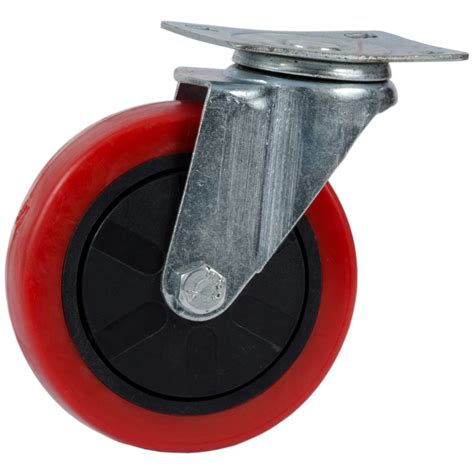 Spartan SCW-023_PK2 4" Swivel Twin Castor Wheels 360 Degree Top Plate ...
