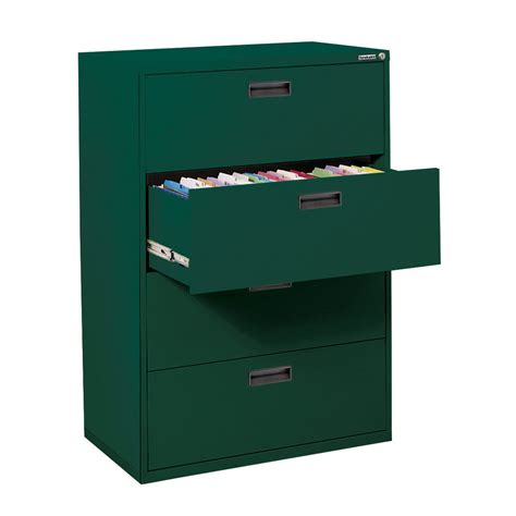 Sandusky 400 Series Forest Green Steel Lateral File Cabinet with ...