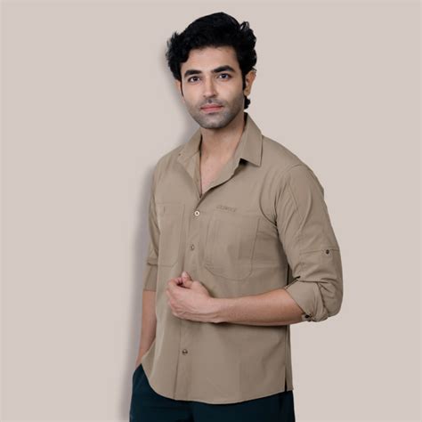 Andaman Airvent Full Sleeve Shirt - Beige – Clawear