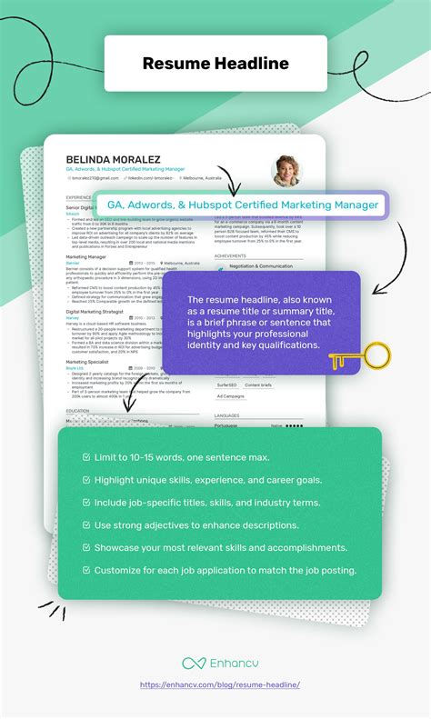 17 Catchy Resume Headlines: Tips and Examples