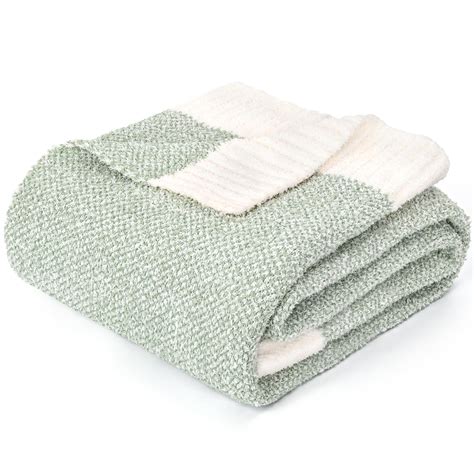 Amazon.com: MACEVIA Throw Blanket for Couch Super Soft Cozy Fuzzy Knit ...