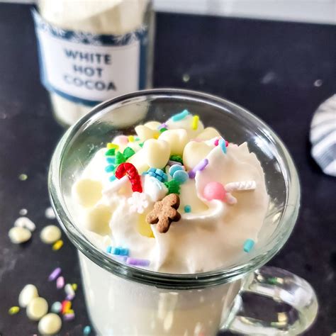 hot white chocolate mix - Whisking Up Yum