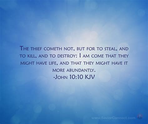 John 10:10 King James Version | King james version, Scripture images ...