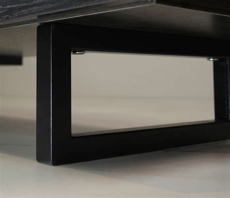 Avery TV Stand with MDF Cabinet and Powder Coated Steel Legs In Grey by ...