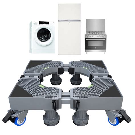 Buy Laundry Pedestal For Washer And Dryer, Button-Type Lock Adjustment ...