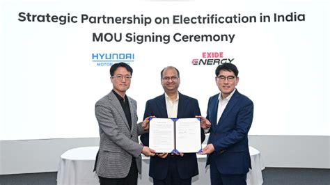 Hyundai and Kia Announce Alliance with Exide Energy for EV Battery ...