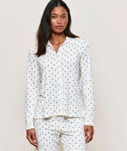 Ensemble de pyjama jersey à motifs - bleu marine - Undiz