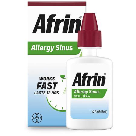 Afrin Allergy Sinus Nasal Spray | Walgreens
