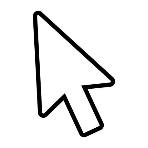 Outline of a computer mouse cursor icon | Premium AI-generated image