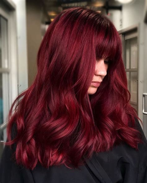 Vibrant Red Hair, Dark Red Hair Color, Vivid Hair Color, Hair Dye ...