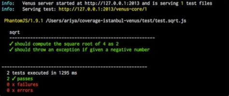 Unit Testing JavaScript Vscode 的图像结果