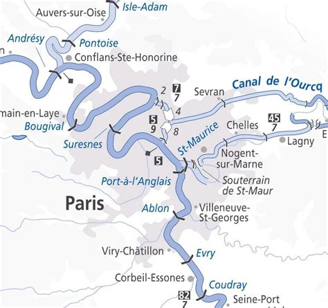 Seine France Map