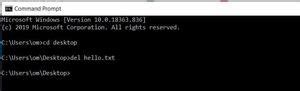 Image result for How to Delete a File in a Folder Using Cmd