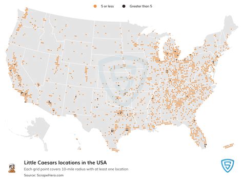 List of all Little Caesars locations in the USA - ScrapeHero Data Store