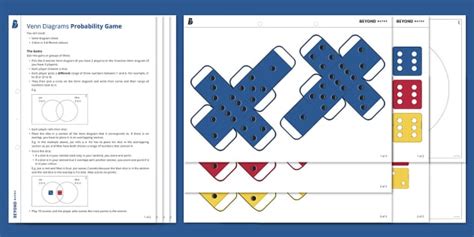 👉 Venn Diagrams Probability Game (teacher made) - Twinkl