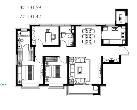 137平米四室两厅户型有什么改造建议 - 知乎