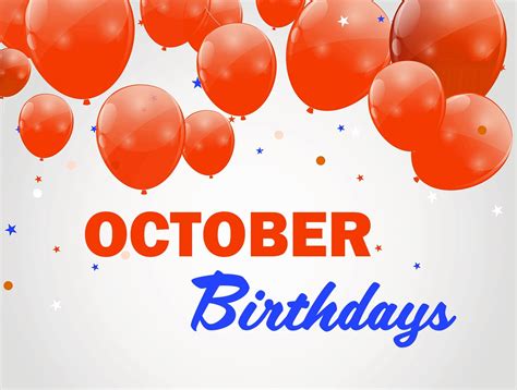 GALLERY: October Birthdays