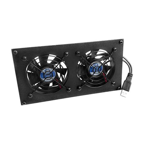 Coolerguys PRO-Metal Series Dual 80mm USB Powered Cooling kit ...