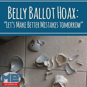 Belly Ballot Hoax: Let