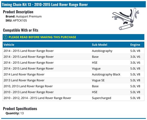 Image result for Range Rover Timing Chain Guide