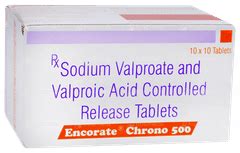 Encorate Chrono 500 Tablet – Epilepsy & Bipolar Care
