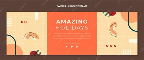 Cabeçalho de twitter de tecnologia mínima de design plano | Vetor Grátis