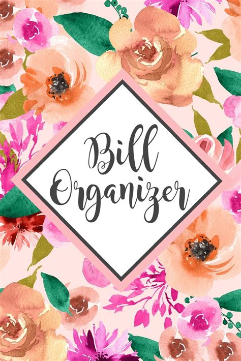 Bill Organizer: Bill Log Notebook, Expense Notebook, Monthly Expense ...