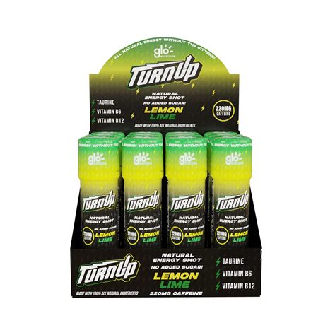 Amazon.com : Turn Up - Natural Energy Drink Shots | All Natural Energy Without Jitters! | No ...