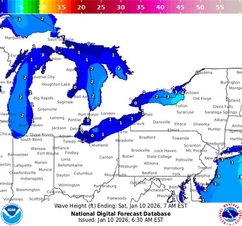 Lake Erie Harmful Algal Bloom: Marine Forecast