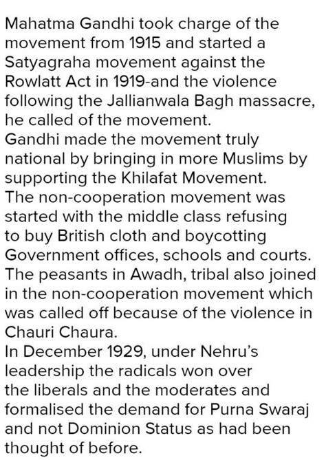 When and why national struggle became a mass movement? - Brainly.in