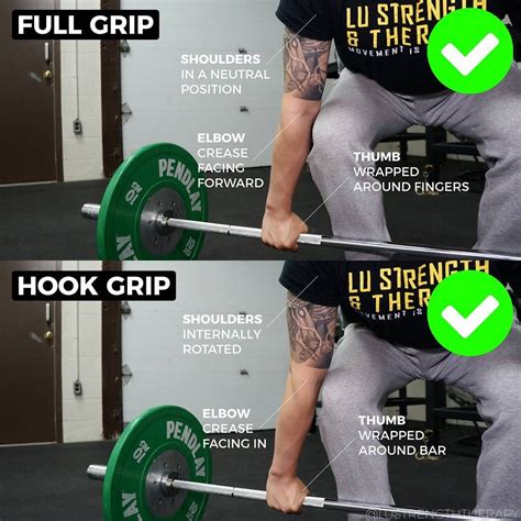 FULL (DOUBLE OVERHAND) GRIP VS HOOK GRIP IN DEADLIFTS When it comes to ...