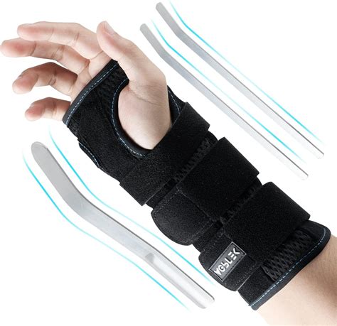 Wrist Support Brace, AGPTEK Carpal Tunnel Wrist Splint with Metal ...