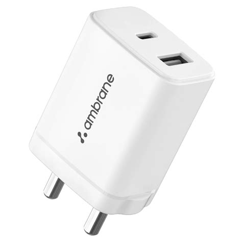 White fast charging gan charger