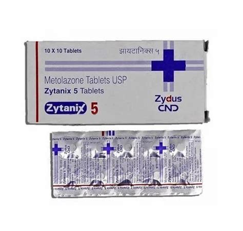 Central Nervous System Drugs - Zytanix Metolazone Tablet Trader ...