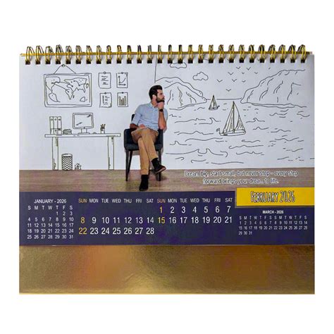 Premia 04 Table Calendar 2026 – Lovely Cards